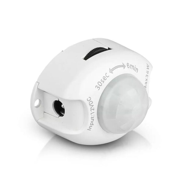 Ανιχνευτής κίνησης 12V για LED ταινίες max 36W Λευκό V-TAC – 2554