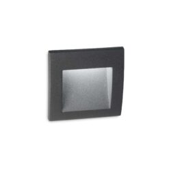IDEAL LUX Χωνευτό Φωτιστικό Τοίχου WIRE LED 1,5W 3000K IP65 Χρώματος Ανθρακί – 255521