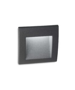 IDEAL LUX Χωνευτό Φωτιστικό Τοίχου WIRE LED 1,5W 3000K IP65 Χρώματος Ανθρακί – 255521