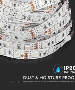Σετ (2×5 μέτρα) Εύκαμπτης Ταινίας LED 4.8W V-TAC IP20 Πολύχρωμη RGB – 2630
