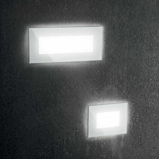 IDEAL LUX Χωνευτό Φωτιστικό για Σκαλοπάτια INDIO LED 8W 3000K IP65 Λευκού Χρώματος – 255804