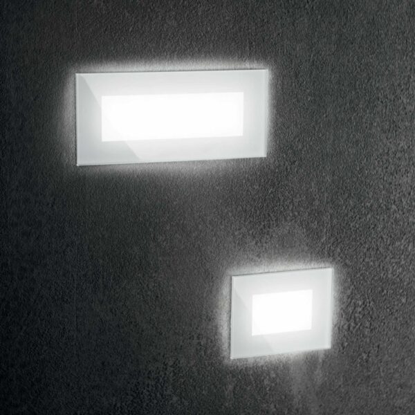 IDEAL LUX Χωνευτό Φωτιστικό για Σκαλοπάτια INDIO LED 8W 3000K IP65 Λευκού Χρώματος – 255804