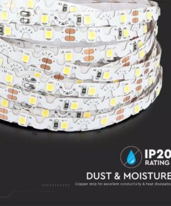 LED Ταινία 5W V-TAC Dimmable σε Σχήμα S 420lm/m Θερμό 3000K 5 Μέτρα – 212559