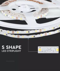 LED Ταινία 5W V-TAC Dimmable σε Σχήμα S 420lm/m Θερμό 3000K 5 Μέτρα – 212559