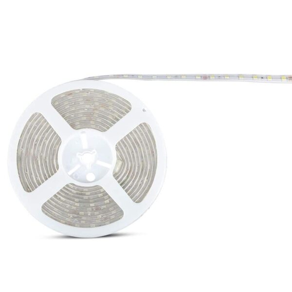 LED Ταινία 9W 24V V-TAC Dimmable 1000lm/m Αδιάβροχη IP65 Θερμό 3000K 5 Μέτρα – 212562