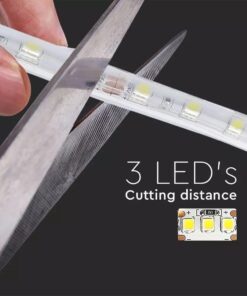 LED Ταινία 9W 24V V-TAC Dimmable 1000lm/m Αδιάβροχη IP65 Ψυχρό 6400K 5 Μέτρα – 2564