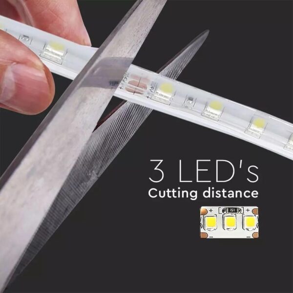 LED Ταινία 9W 24V V-TAC Dimmable 1000lm/m Αδιάβροχη IP65 Ψυχρό 6400K 5 Μέτρα – 2564