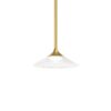 IDEAL LUX Κρεμαστό Φωτιστικό Ανάγνωσης TRISTAN LED 5W 3000K Χρυσού Χρώματος – 256443