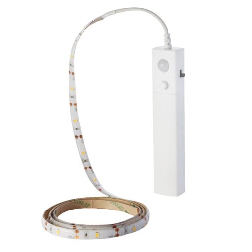 Σετ εύκαμπτης ταινίας LED 1m 2.4W με αισθητήρα κίνησης για Ντουλάπες V-TAC 120° 200lm IP65 Θερμό 3000K – 2573