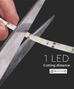 Σετ εύκαμπτης ταινίας LED 1m 2.4W με αισθητήρα κίνησης για Ντουλάπες V-TAC 120° 200lm IP65 Θερμό 3000K – 2573