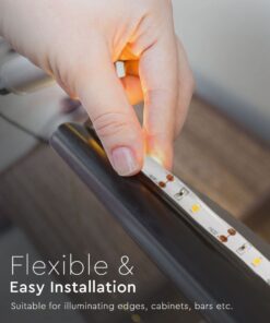 Σετ εύκαμπτης ταινίας LED 1m 2.4W με αισθητήρα κίνησης για Ντουλάπες V-TAC 120° 200lm IP65 Θερμό 3000K – 2573