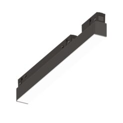 IDEAL LUX Φωτιστικό για Μαγνητική Ράγα EGO WIDE LED 7W 3000K Μαύρου Χρώματος – 257709