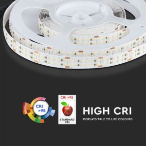 LED Ταινία 30W V-TAC Dimmable 24V 2850lm/m CRI >95 Φυσικό 4000K 5 Μέτρα – 212581