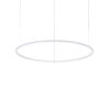 IDEAL LUX Κρεμαστό Φωτιστικό Οροφής HULAHOOP LED 41W 3000K Λευκού Χρώματος – 258768
