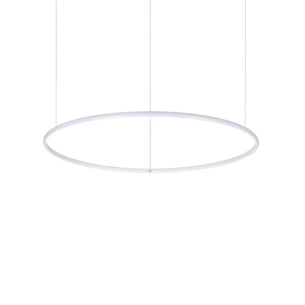 IDEAL LUX Κρεμαστό Φωτιστικό Οροφής HULAHOOP LED 41W 3000K Λευκού Χρώματος - 258768