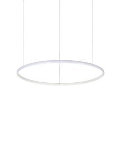 IDEAL LUX Κρεμαστό Φωτιστικό Οροφής HULAHOOP LED 31W 3000K Λευκού Χρώματος – 258775