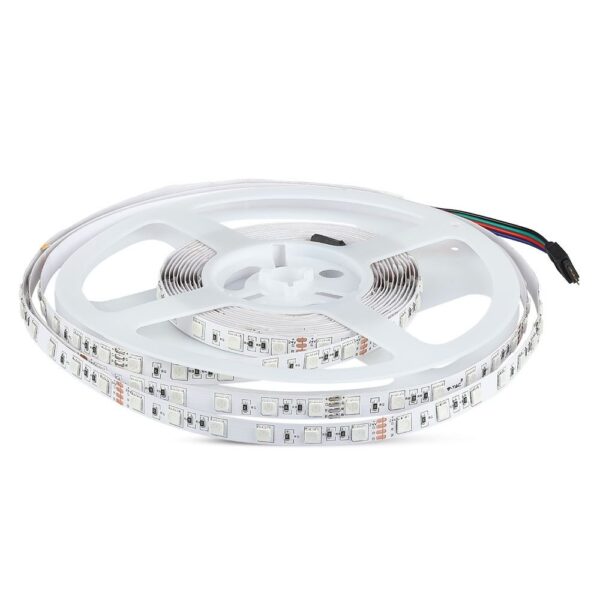 LED Ταινία 9W 24V V-TAC 1000lm/m Πολύχρωμη RGB 5 Μέτρα - 212591