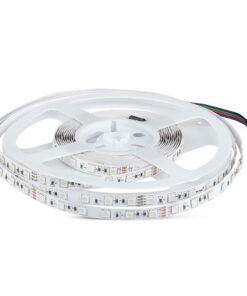LED Ταινία 7W 24V V-TAC 1000lm/m Πολύχρωμη RGB 10 Μέτρα – 212592
