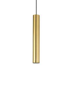 IDEAL LUX Κρεμαστό Φωτιστικό LOOK 1xGU10 Χρυσού Χρώματος – 259239