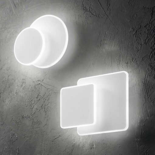 IDEAL LUX Απλίκα Τοίχου POUCHE LED 14W 3000K Λευκού Χρώματος – 259345