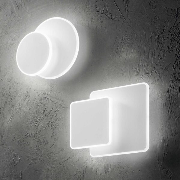 IDEAL LUX Απλίκα Τοίχου POUCHE LED 14W 3000K Λευκού Χρώματος – 259345