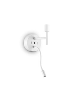 IDEAL LUX Επιτοίχιο Φωτιστικό SET UP 1xE27 Λευκού Χρώματος – 259819