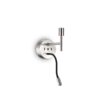 IDEAL LUX Επιτοίχιο Φωτιστικό SET UP 1xE27 Νίκελ Χρώματος – 259833