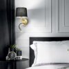 IDEAL LUX Επιτοίχιο Φωτιστικό SET UP 1xE27 Χρυσού Χρώματος – 259857