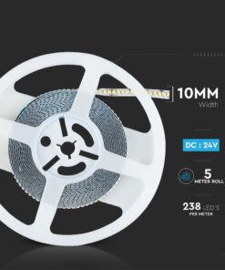 LED Ταινία 18W V-TAC Dimmable 24V 2430lm/m Ψυχρό 6400K 5 Μέτρα – 212601
