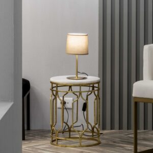IDEAL LUX Βάση Επιτραπέζιου Φωτιστικού SET UP 1xE27 Χρυσού Χρώματος – 259901