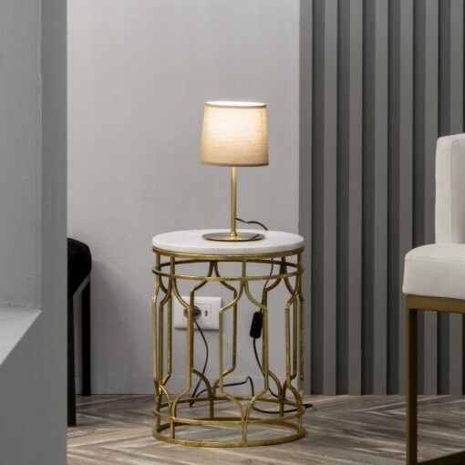 IDEAL LUX Βάση Επιτραπέζιου Φωτιστικού SET UP 1xE27 Χρυσού Χρώματος – 259901