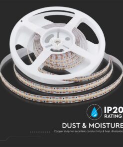 LED Ταινία 21W V-TAC Dimmable 24V 2000lm/m CRI >90 Ψυχρό Λευκό 6400K 5 Μέτρα – 2604