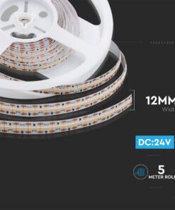 LED Ταινία 21W V-TAC Dimmable 24V 2000lm/m CRI >90 Ψυχρό Λευκό 6400K 5 Μέτρα – 2604