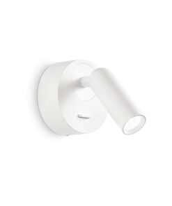 IDEAL LUX Επιτοίχιο Φωτιστικό Ανάγνωσης BEAN LED 3W 3000K Λευκού Χρώματος – 260600
