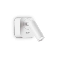 IDEAL LUX Απλίκα Τοίχου BEAN LED 3W 3000K Λευκού Χρώματος – 260648