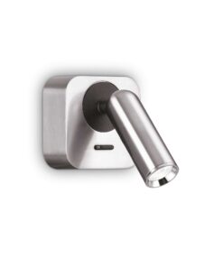 IDEAL LUX Επιτοίχιο Φωτιστικό Ανάγνωσης BEAN LED 3W 3000K Νίκελ Χρώματος – 260679