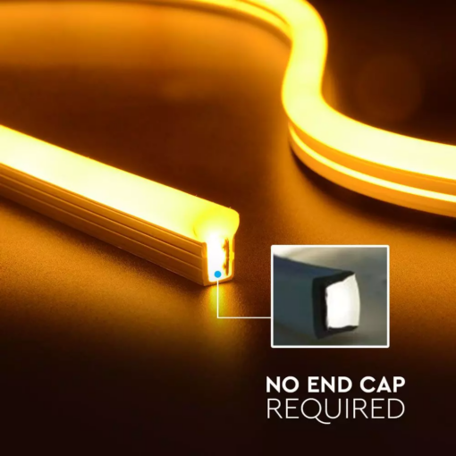 LED Neon Flex DC:24V Κίτρινο χρώμα IP68 V-TAC – 2617