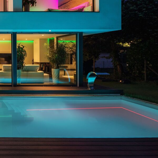 LED Neon Flex 6.5W V-TAC IP68 Dimmable 24V Κόκκινο 10 Μέτρα – 2618