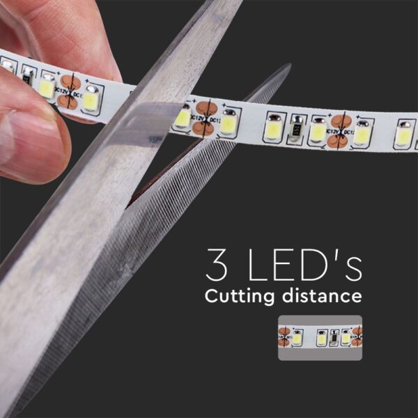 LED Ταινία 7.5W 24V V-TAC 750lm/m Ψυχρό 6400K 10 Μέτρα – 212624