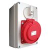 ΠΡΙΖΑ ΚΑΙ ΔΙΑΚΟΠΤΗΣ ΕΠΙΤΟΙΧΟΣ 5X32A 380-415V IP44 EUROLAMP 147-16557