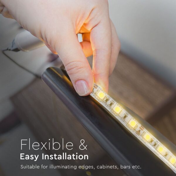 LED Ταινία 7.2W 24V V-TAC 600lm/m Αδιάβροχη IP65 Θερμό 3000K 10 Μέτρα – 212625