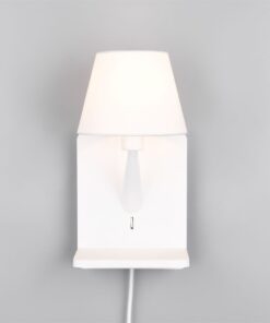 Φωτιστικό Τοίχου Λευκό Ματ COMFORT 1xE14 με USB & Ασύρματο Φορτιστή Trio Lighting – 262670131