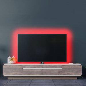 Wi-Fi Σετ 5 μέτρα Ταινίας LED 4W V-TAC IP65 Πολύχρωμη RGB+3000K-6400K Συμβατή Με Amazon Alexa & Google Home – 2628