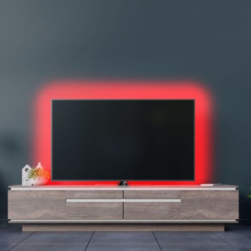 Wi-Fi Σετ 5 μέτρα Ταινίας LED 4W V-TAC IP65 Πολύχρωμη RGB+3000K-6400K Συμβατή Με Amazon Alexa & Google Home – 2628