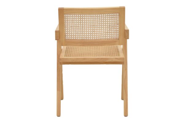 Πολυθρόνα Kalen pakoworld φυσικό rubberwood 52x59x79εκ 263-000022