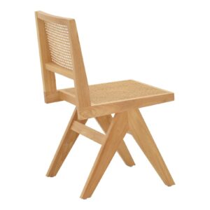 Καρέκλα Brenin pakoworld φυσικό rubberwood 45x56x82εκ 263-000023