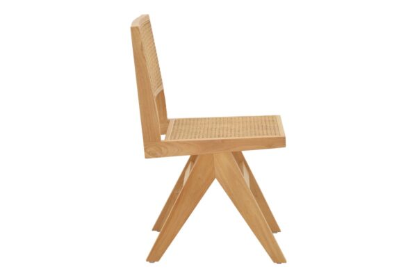 Καρέκλα Brenin pakoworld φυσικό rubberwood 45x56x82εκ 263-000023