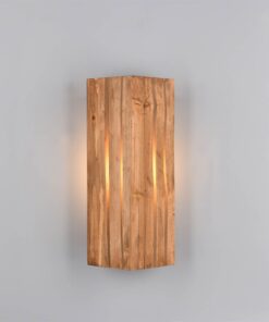 Επιτοίχιο Φωτιστικό σε σχήμα Γωνίας με Φυσικό Ξύλο KARUNI 1x E14 Trio Lighting – 263300130