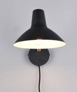 Φωτιστικό Τοίχου Μαύρο-Χρυσό Μεταλλικό TRAVELLER 1xE27 Trio Lighting – 263470180