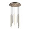 IDEAL LUX Κρεμαστό Φωτιστικό FO LED 25W 3000K Ορείχαλκου – 263663